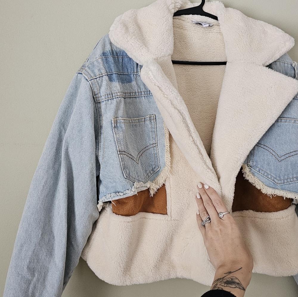 BIDA Denim Patchwork Jacket - Picture 14 of 16